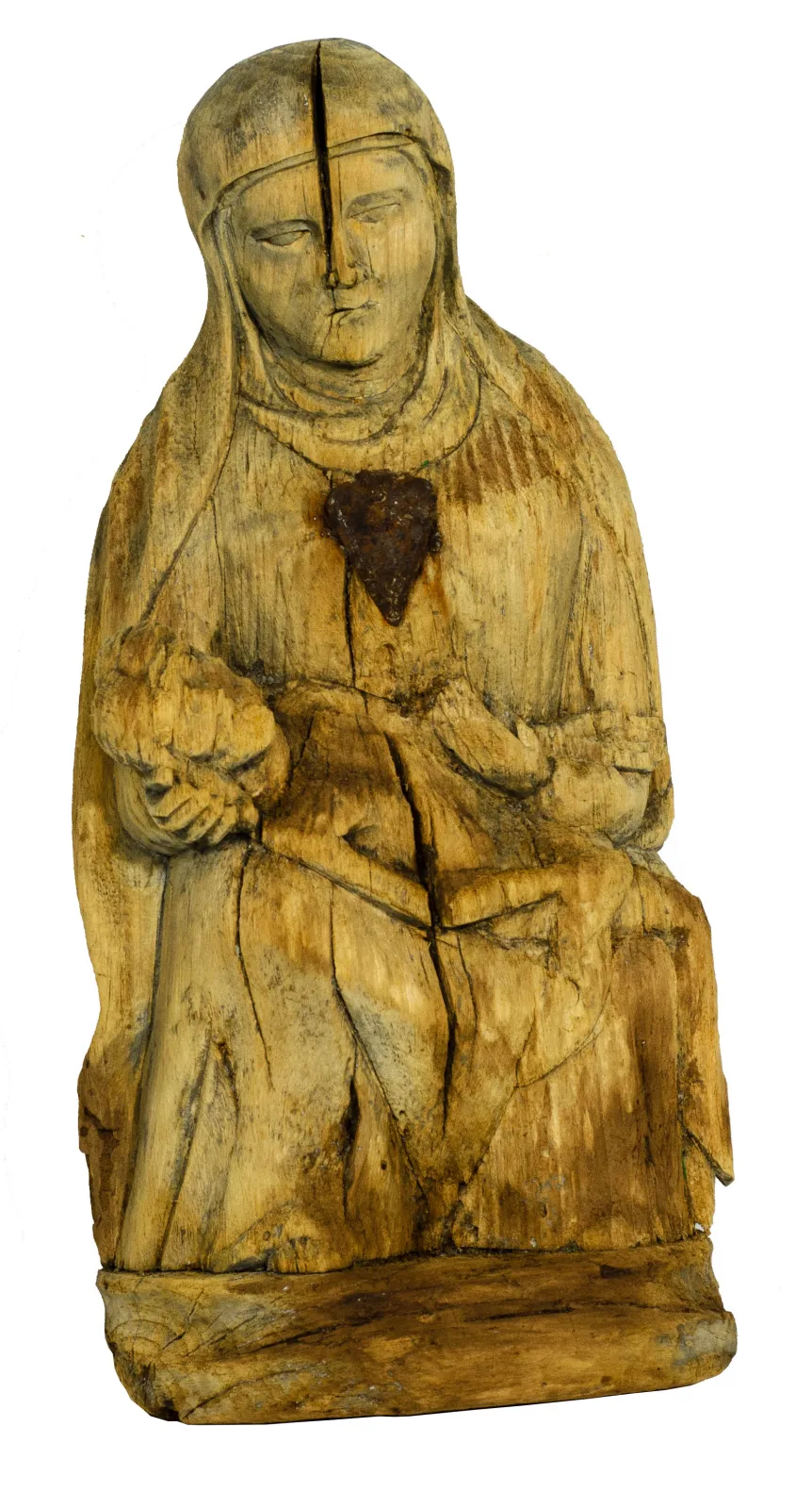 Lietuvių liaudies medinė skulptūrinė kompozicija „Pieta”
