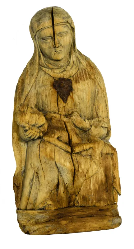 Lietuvių liaudies medinė skulptūrinė kompozicija „Pieta”
