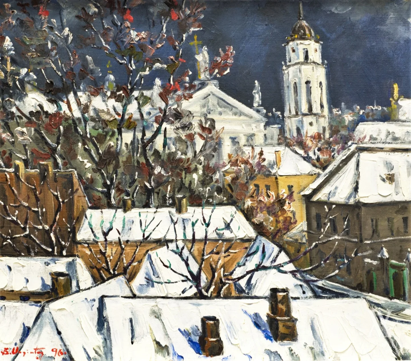 Bronius Uogintas (jaunesn.) – Žiema Vilniuje