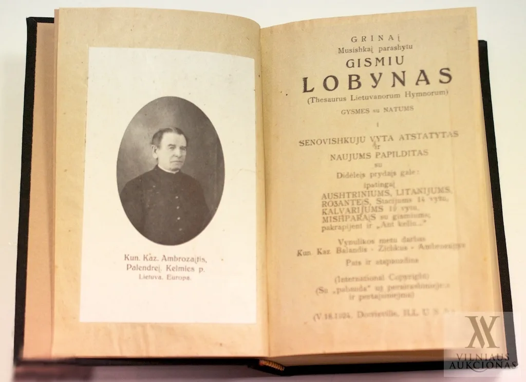 Kun. Kaz. Balandis,  Zichkus, Kaz. Ambrozajtys – Grinaj Musishkaj parashytu Gismiu Lobynas (Thesaurus Lietuvanorum Hymnorum) / Gysmes su natums