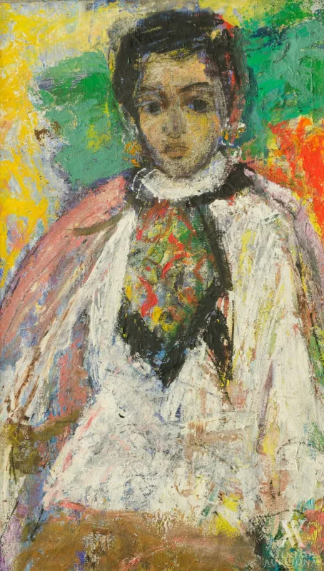 Bronė Mingilaitė-Uogintienė – Jaunos merginos portretas