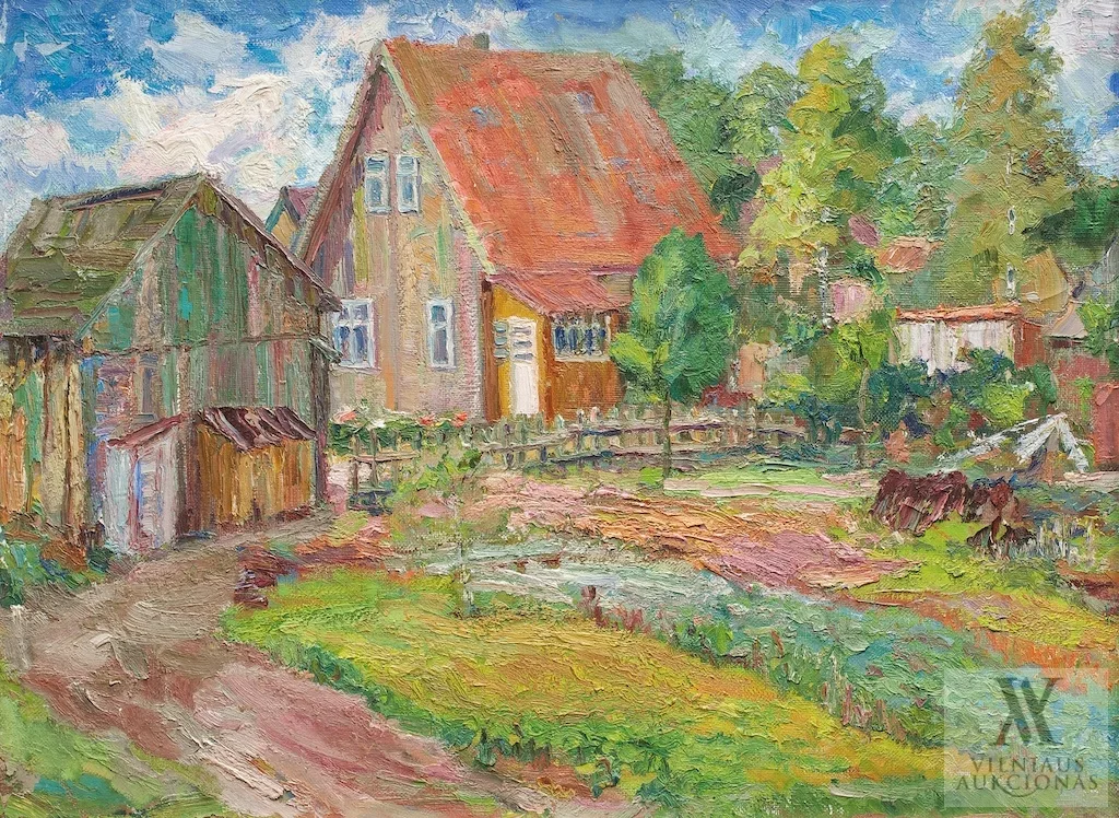 Pranas Paškevičius – Kiemas Palangoje