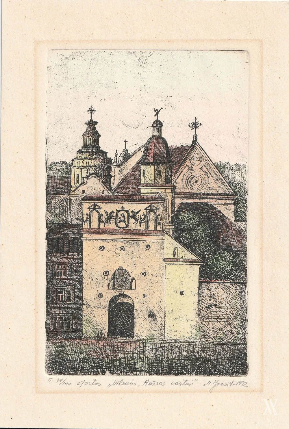 Monika  Urmanavičiūtė-Jonaitienė – Vilnius. Aušros vartai