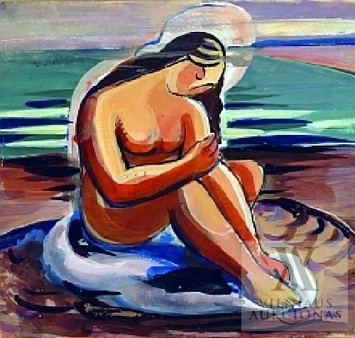 Adomas Galdikas – Prie jūros