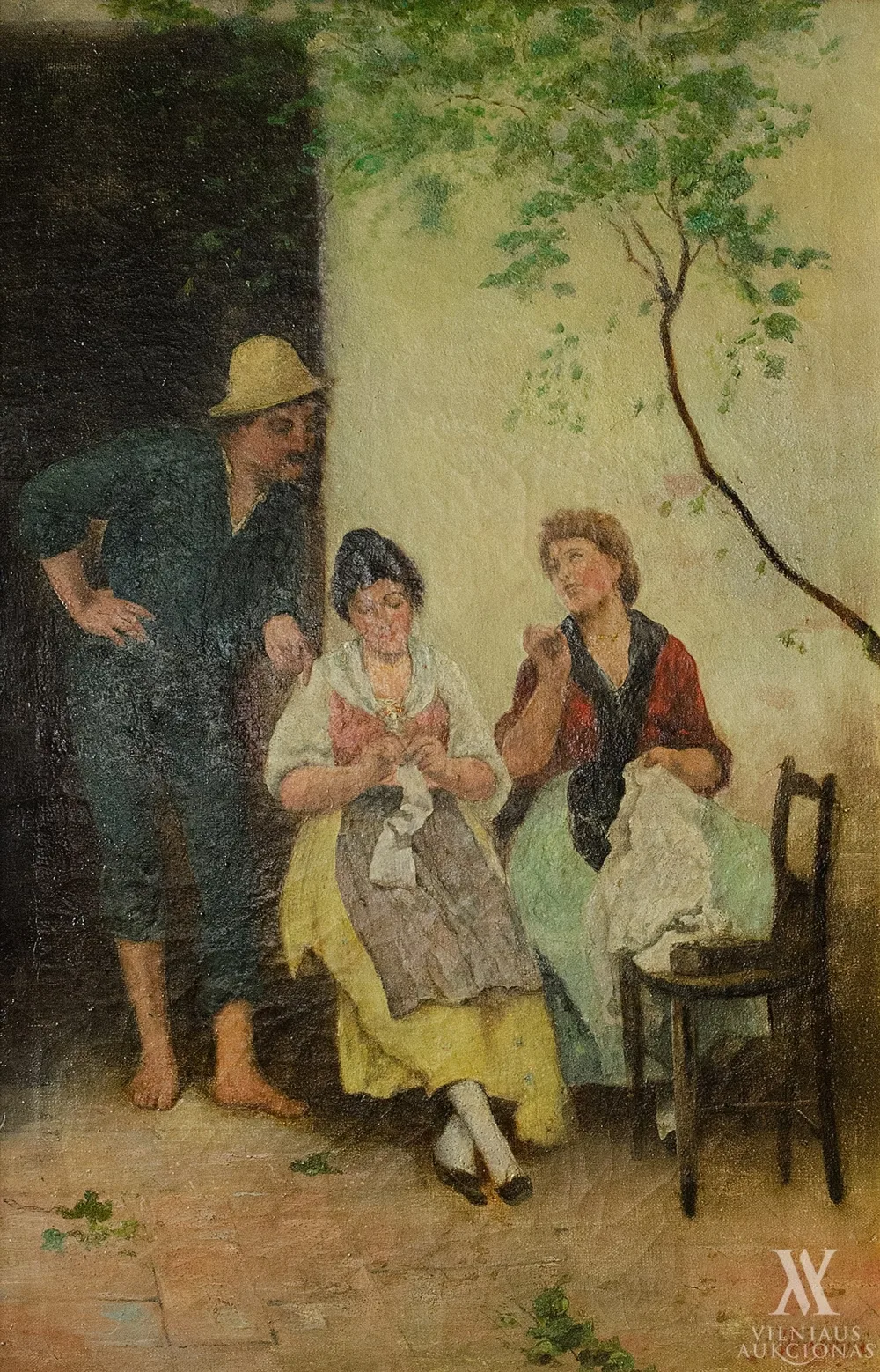 Franz  von Persoglia (atrib., Austrija) – Pokalbis