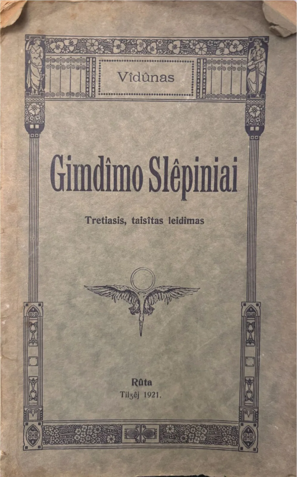 Vydūnas – Gimdîmo slêpiniai / Tretiasis, taisîtas leidimas