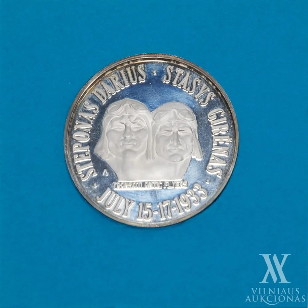 Autorius Nežinomas – Medalis „Steponas Darius. Stasys Girėnas“