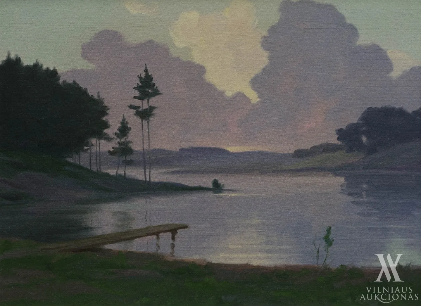 Antanas Rūkštelė – Ežero pakrantė