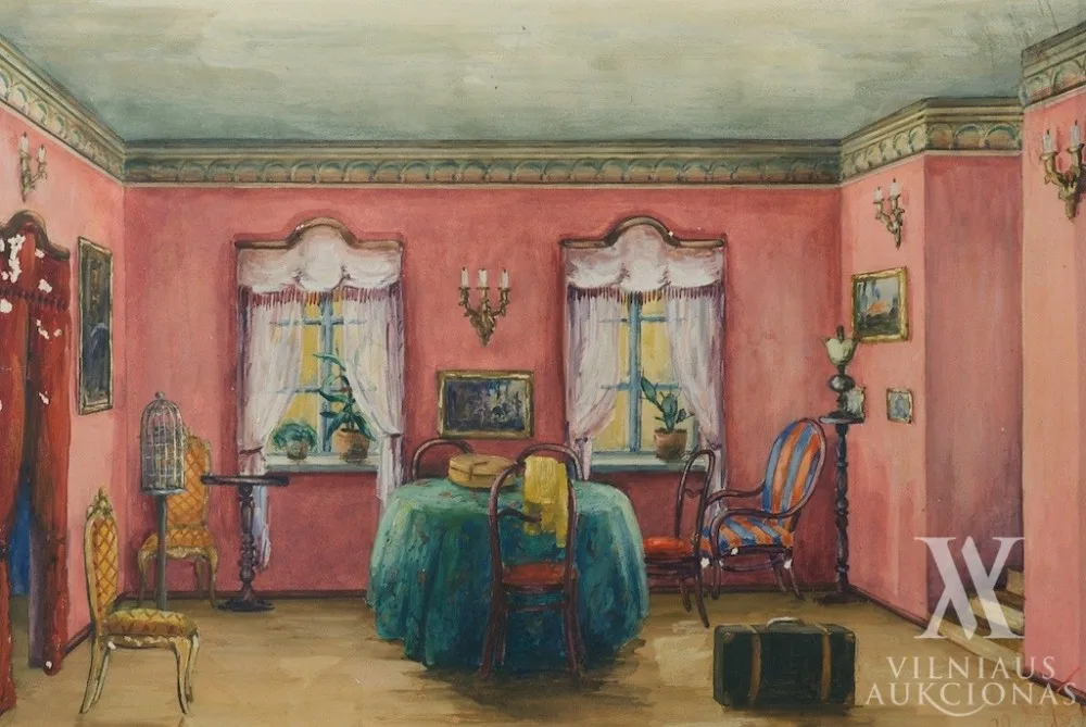 Povilas Radzevičius – Interjeras. Scenografijos projektas (?)