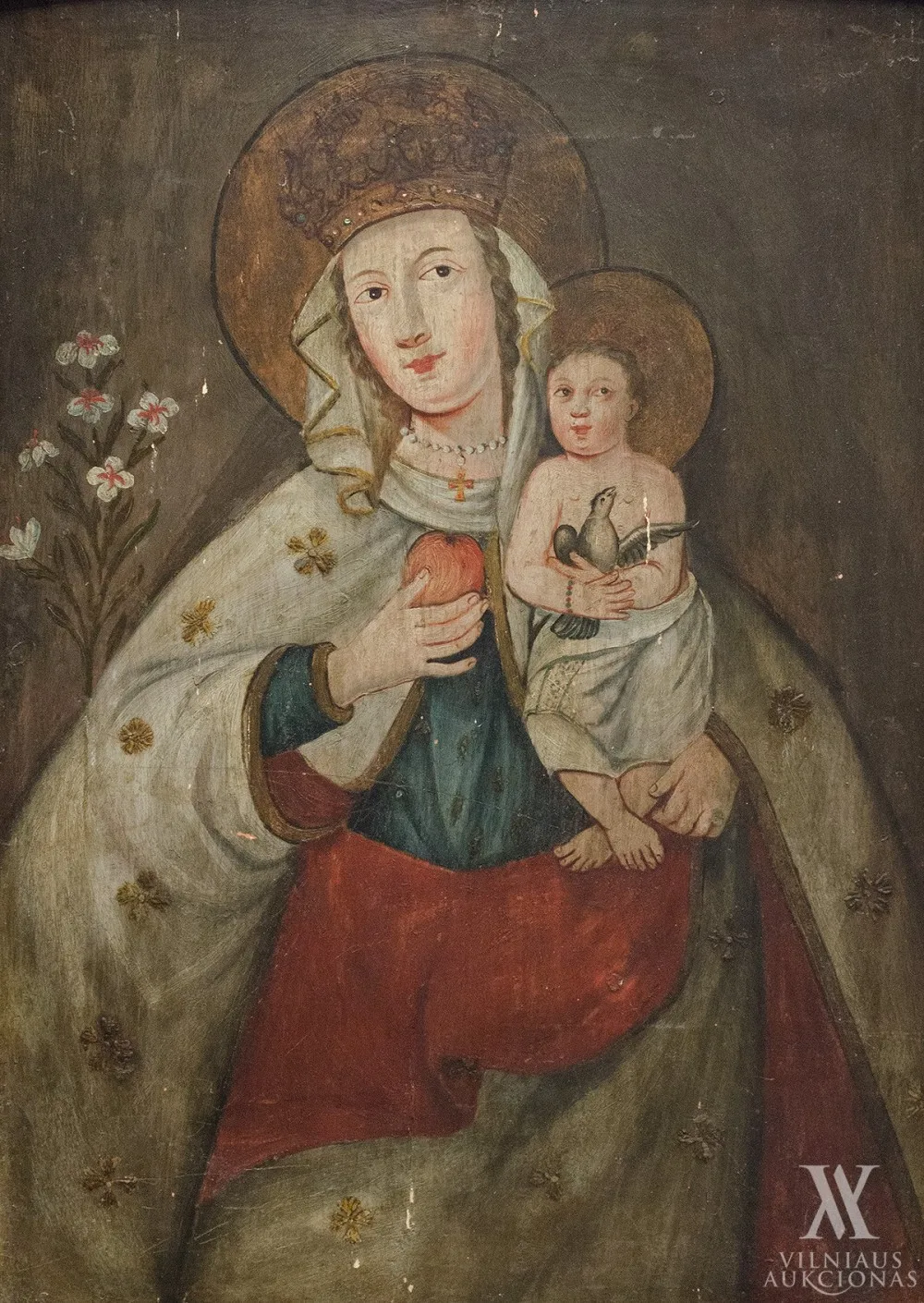 Autorius Nežinomas – Švč. Mergelė Marija su kūdikiu 