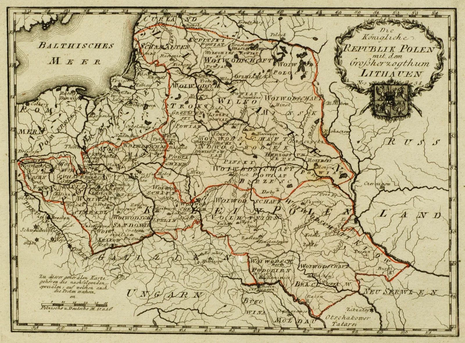 Franz Johann Joseph von Reilly – ATR žemėlapis
