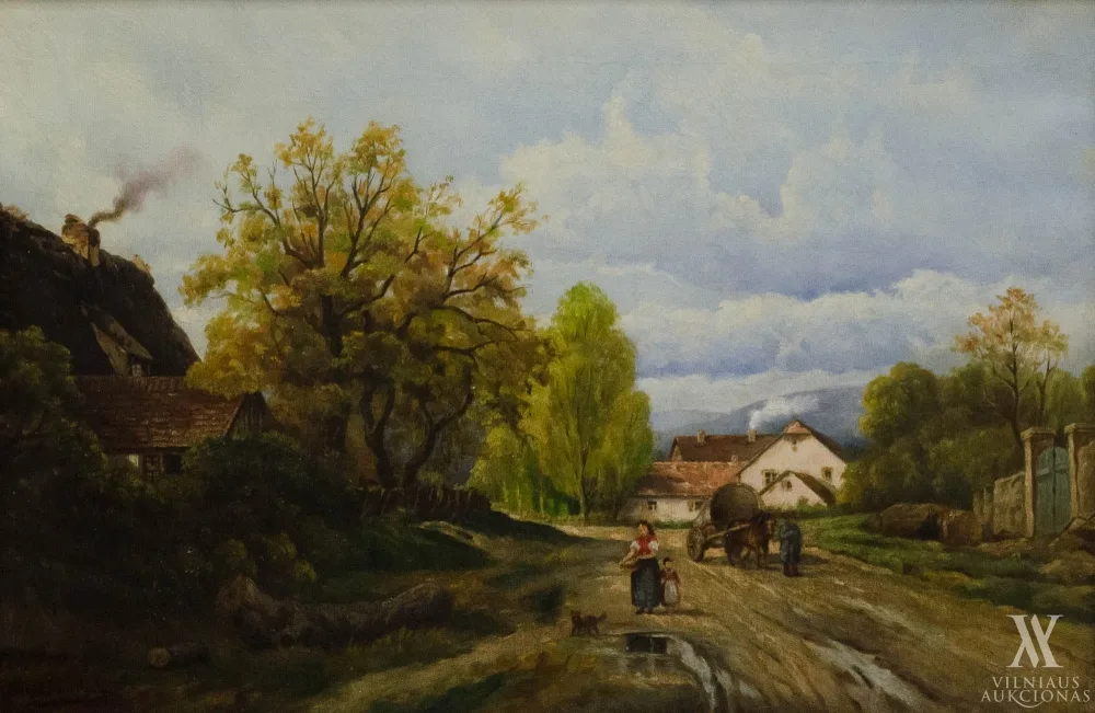 Jokūbas  Bunimovičius (Jacques Bunimowitsch) – Kaimelio gatvė