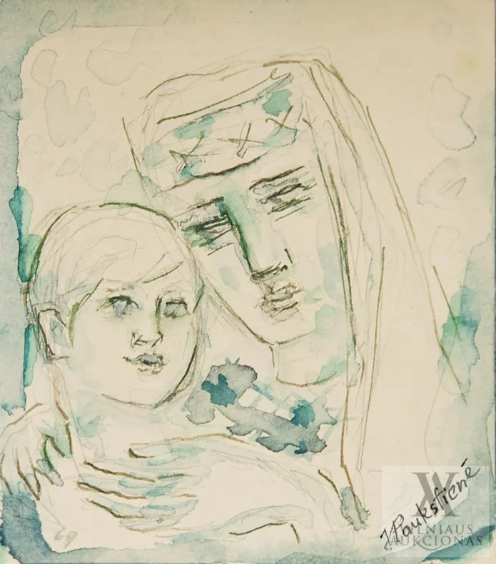 Jadvyga Dobkevičiūtė-Paukštienė – Motinystė