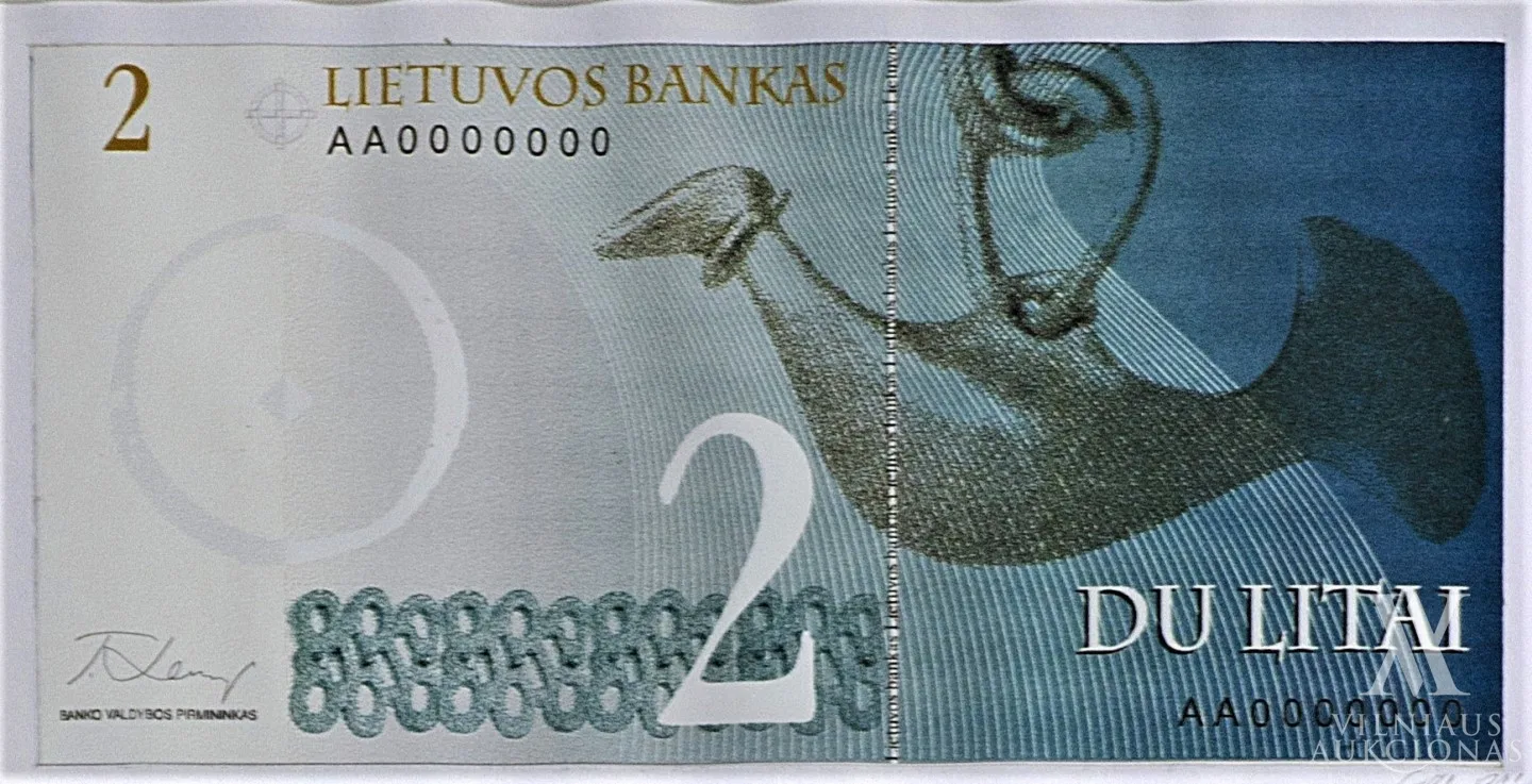 Gitana Matonytė – Lietuvos banko dviejų litų banknoto projektas