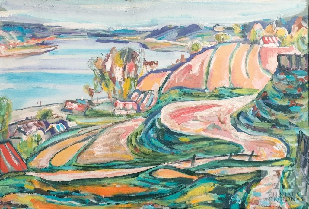 Adomas Galdikas – Nemuno peizažas