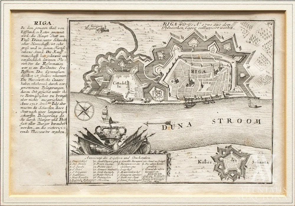 Gabriel Bodenehr (vyresn.) – Riga wie es A o 1700 aus dem P olnischen Lager comunicirt w orden