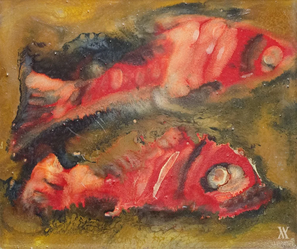 Galina  Petrova–Džiaukštienė (atrib.) – Žuvys