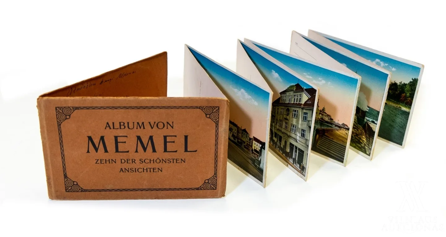Klaipėdos nuotraukų leporelo | Album von Memel. Zehn der Schönsten ansichten 