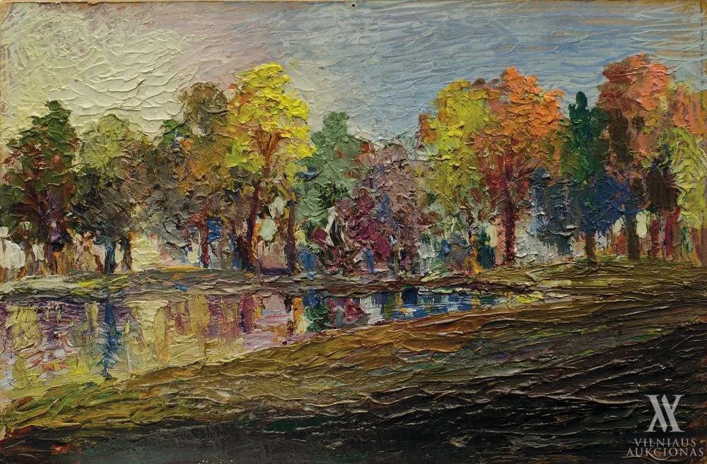 Antanas Kazanavičius – Medžiai rudenį