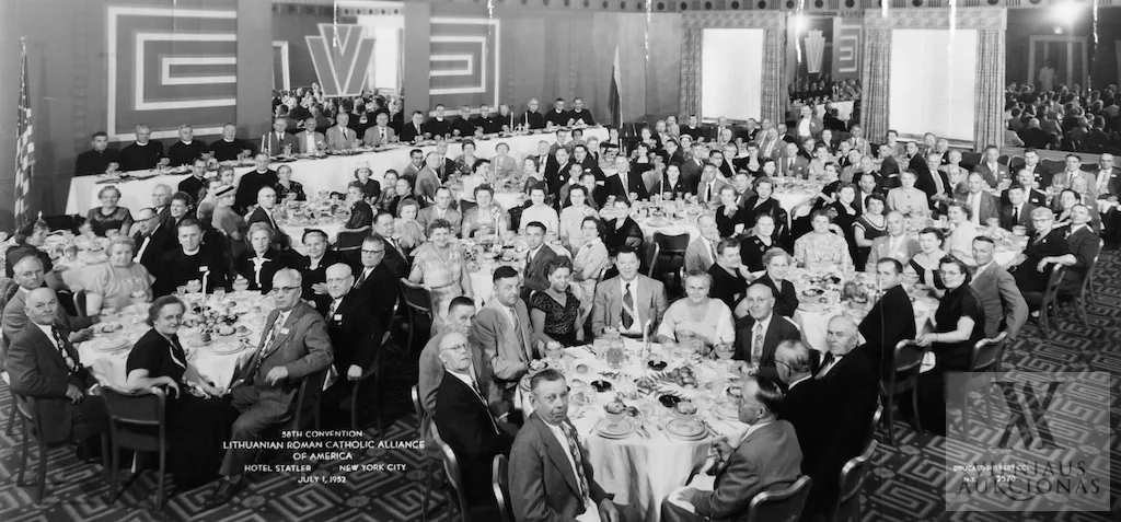 Autorius Nežinomas – Amerikos  lietuvių Romos katalikų federacijos kongresas Niujorke 58th Convention Lithuanian Roman Catholic Alliance of America / Hotel Statler New York City/ July 1, 1952