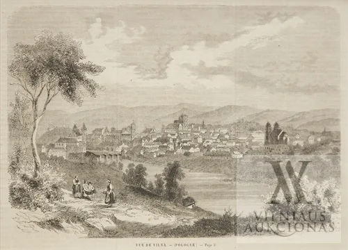 S.  Butkevičius – Vilnius / Vue de Vilna (Pologne)