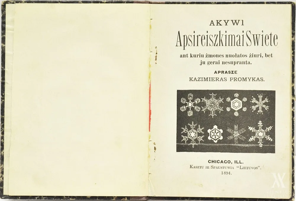 Kazimieras  Promykas – Apsireiszkimai Swiete / ant kuriu žmones nuolatos žiuri, bet ju gerai nesupranta / aprasze Kazimieras Promykas