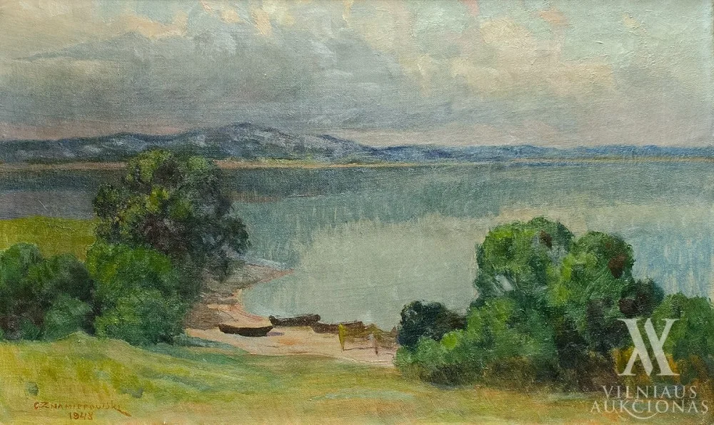 Česlovas Znamierovskis (Czesław  Znamierowski) – Prie ežero