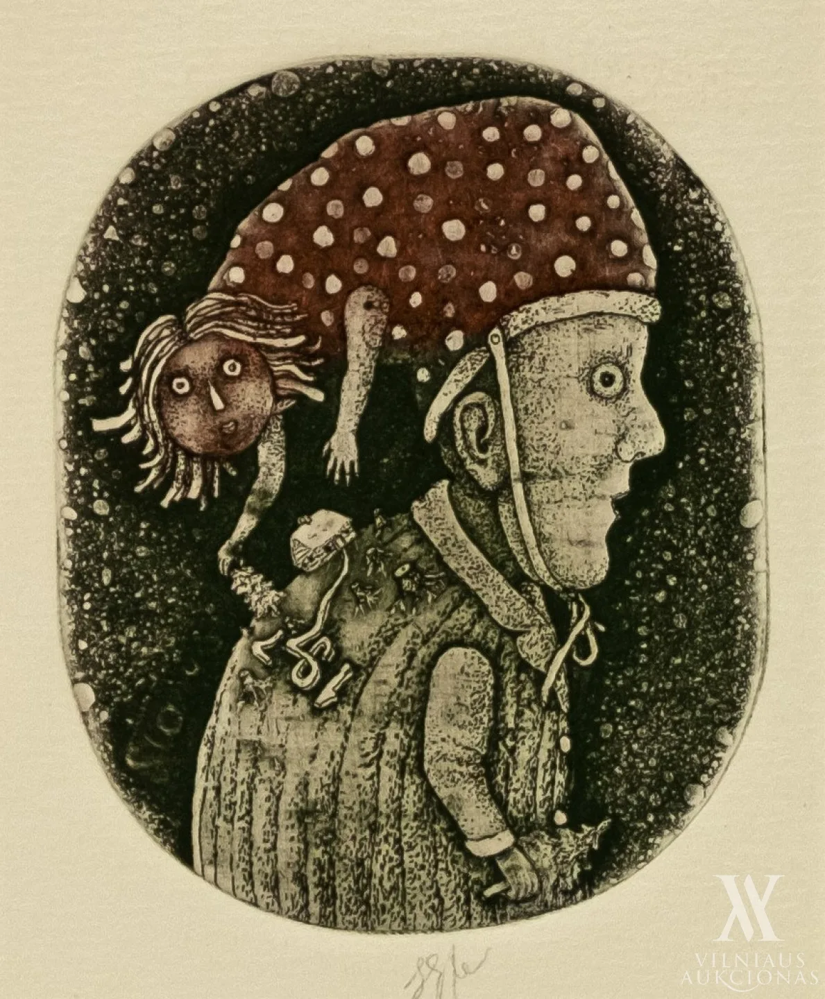 Stasys Eidrigevičius – [Suknelė-kepurė]