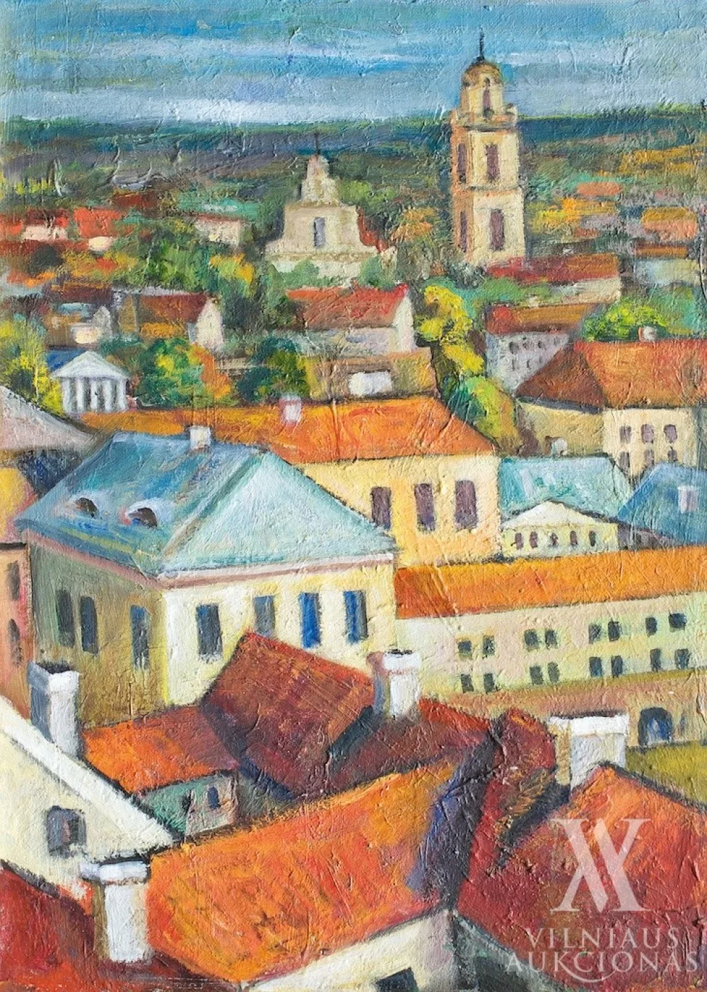 Bronius Uogintas (atrib.) – Vilniaus panorama