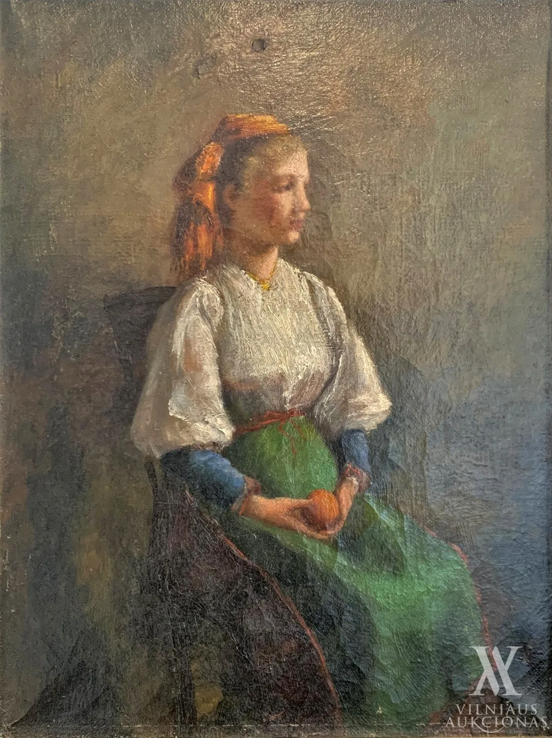 Autorius Nežinomas (Prancūzija) – Mergaitė su apelsinu
