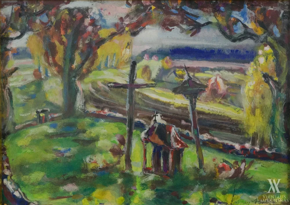 Adomas Galdikas – Žemaičių kapinės