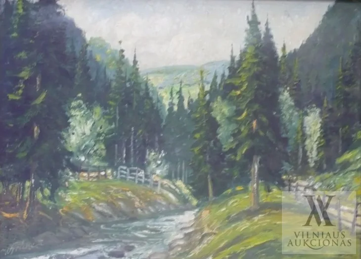 W. Fricke – Kalnų peizažas