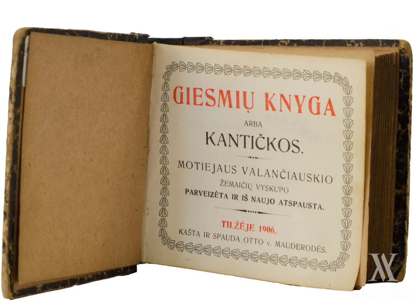 Motiejus  Valančius – Giesmių knyga, arba Kantičkos, 1906, Tilžė