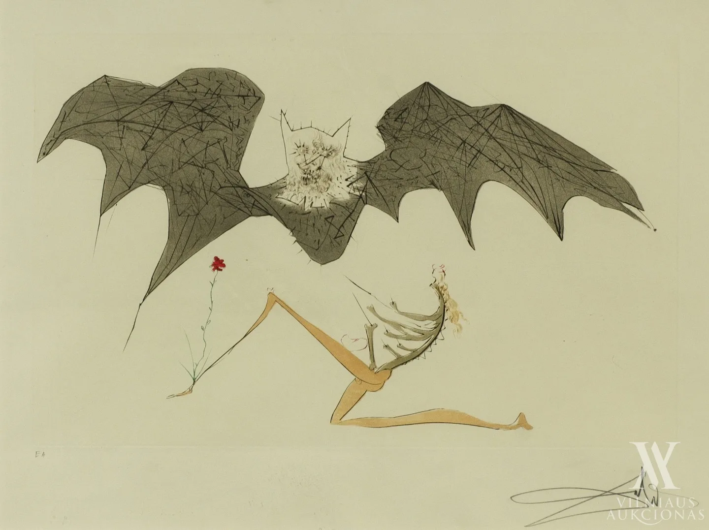 Salvadoras Dali (Salvador Dali) – Aurelija: melancholijos angelas  | Aurélia: L'ange de la mélancolie 