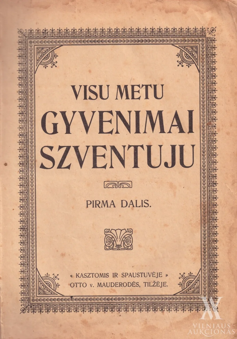 Petras Skarga – Visu Metu Gywenimai Szventuju.  konvoliutas: 6 dalys