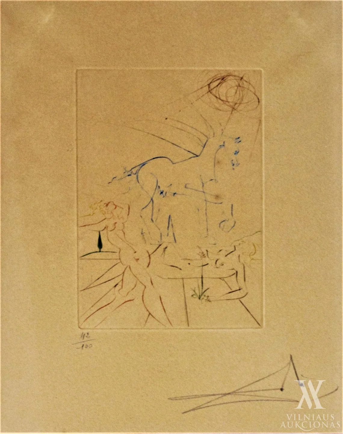 Salvadoras Dali (Salvador Dali) – Moterys ir arkliai: paradas