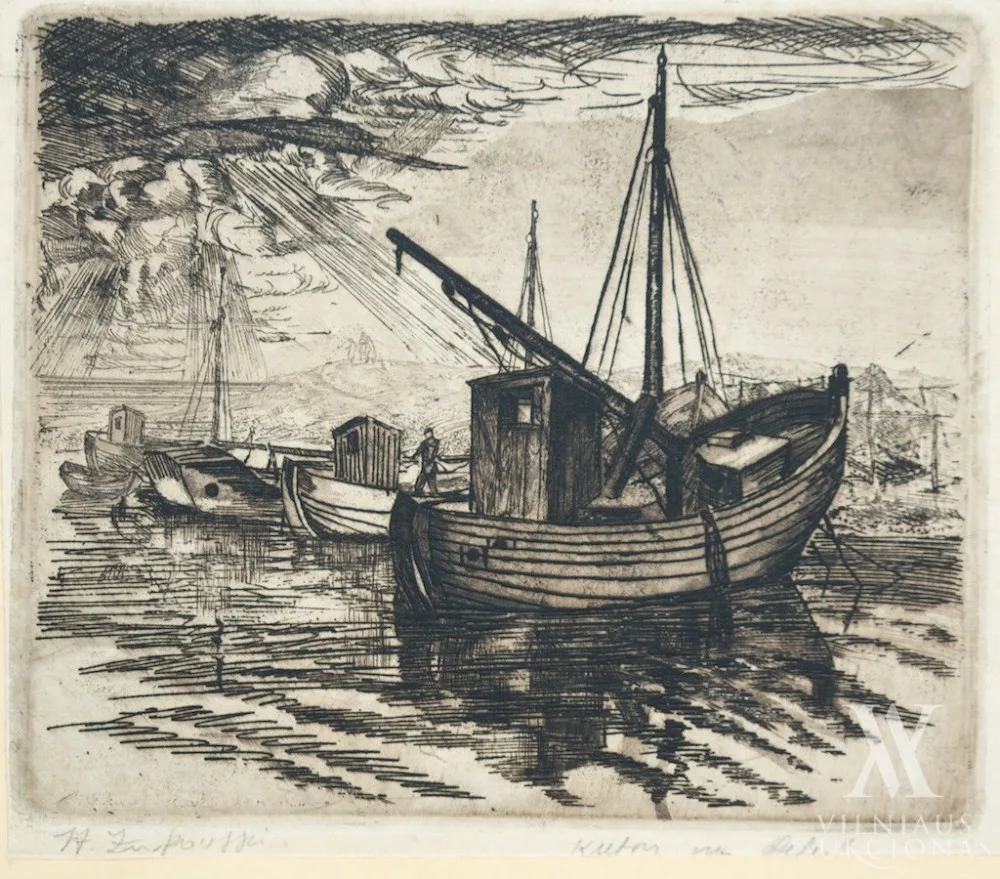 Stanisław Żukowski – Laivai pakrantėje