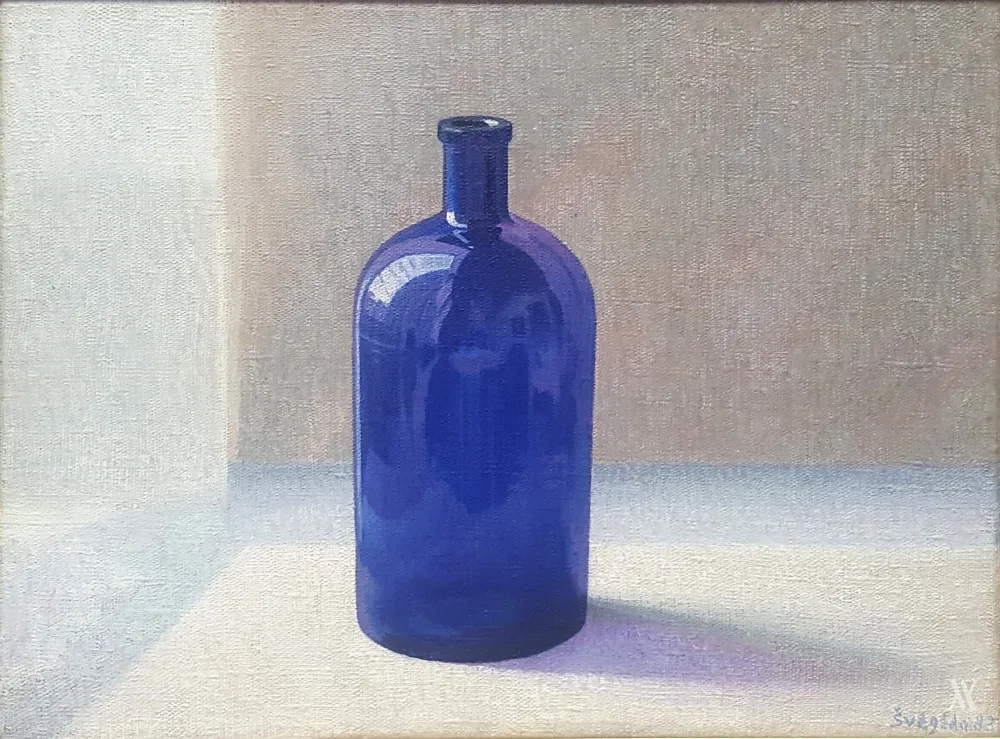 Algimantas Švėgžda – Mėlyna bonka | Blau flasche
