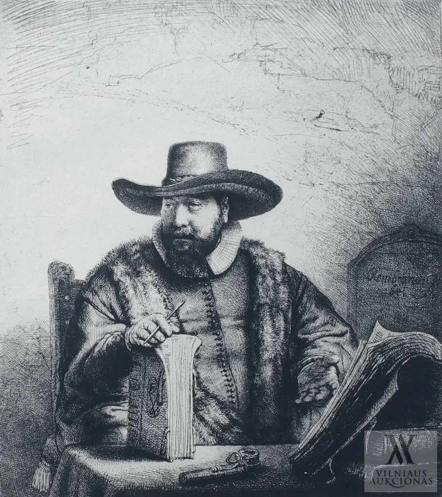 Harmenszoon van Rijn Rembrandt – Cornelius Claesz Anslo portretas