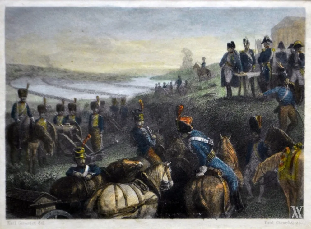 Karl Girardet (dail.) – Napoleono armija prie Nemuno