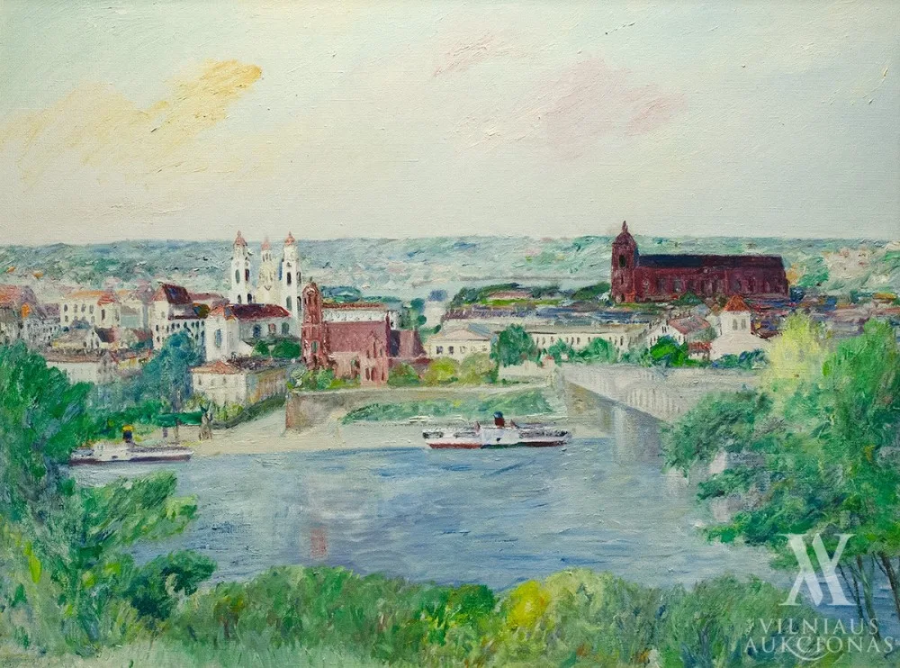Kazimieras Žoromskis – Kauno senamiesčio panorama