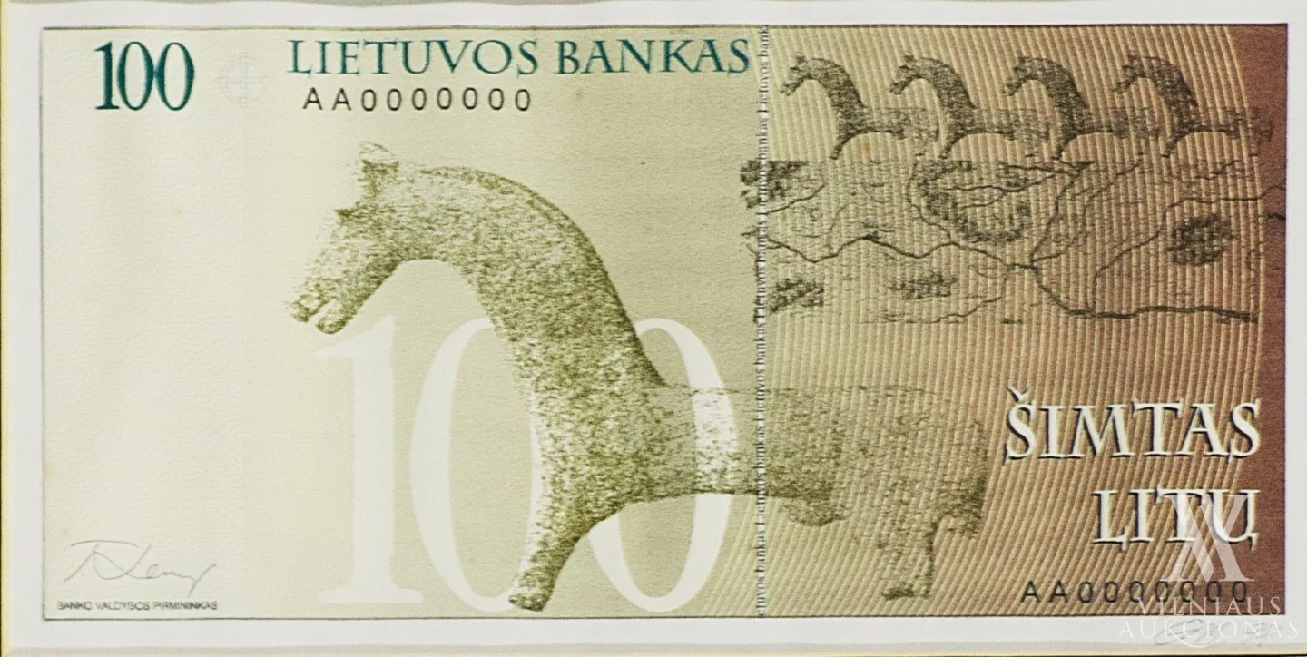 Gitana Matonytė – Lietuvos banko šimto litų banknoto projektas