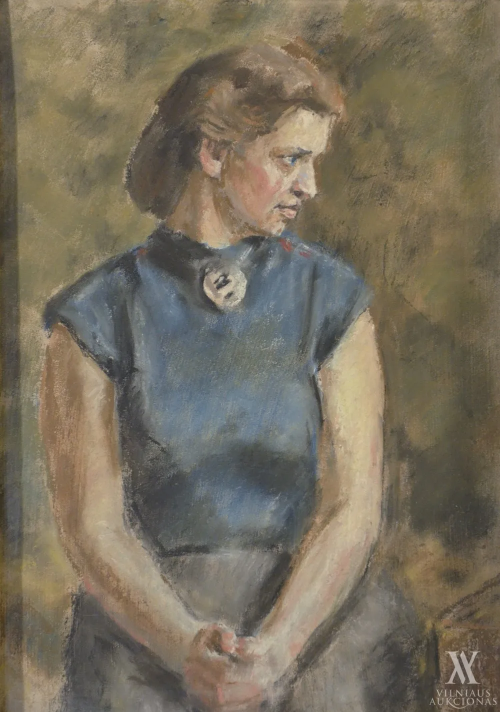 Veronika  Šleivytė (atrib.) – Jaunos moters portretas