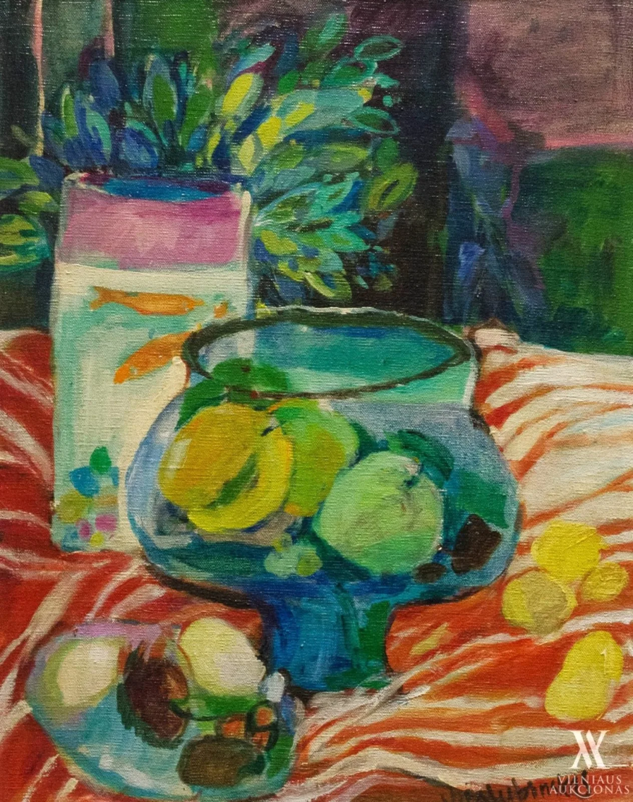 Nijolė Vedegytė-Palubinskienė – Natiurmortas su akvariumu