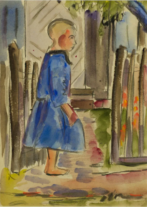 Adomas Galdikas – Mergaitė prie vartelių