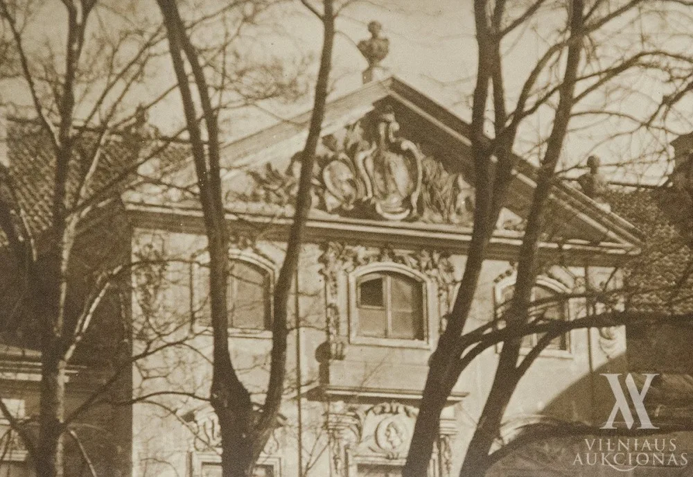 Janas Bulhakas (Jan Bułhak) – Dvaro Vilniuje frontonas 