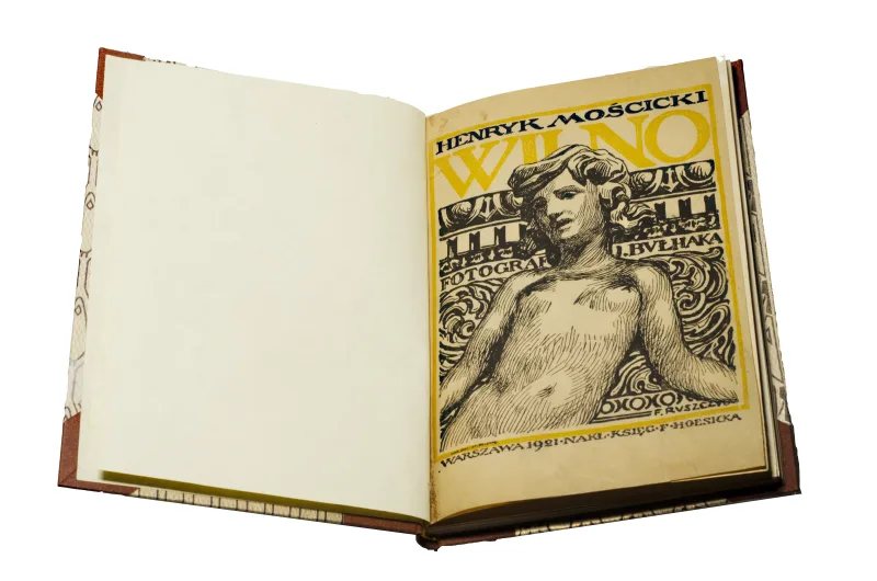 Henryk  Mościcki – Vilnius. Henrikas Moščickis; J. Bulhako nuotraukos; viršelis pagal F. Ruščicą | Wilno; Henryk Mościcki; fotografje J. Bułhaka; okładka według rysunku F. Ruszczyca