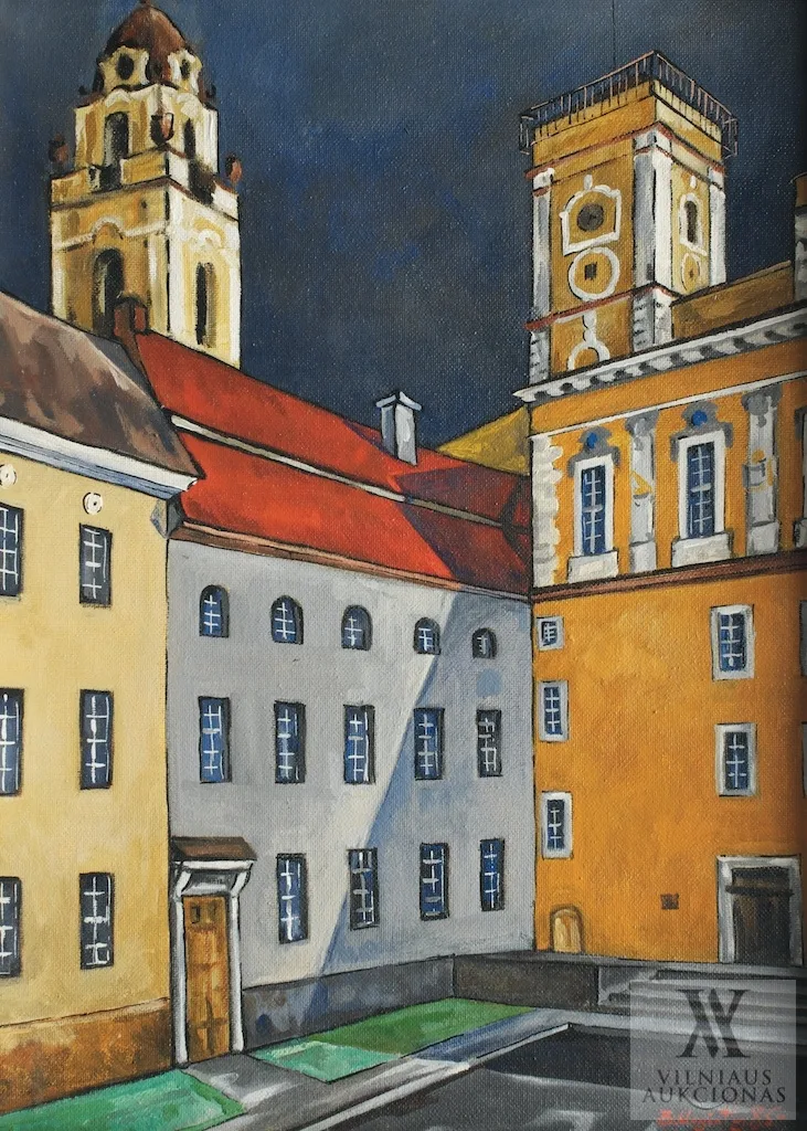 Bronius Uogintas (jaunesn.) – Triptikas „Vilniaus Universitetas”. Saulėtekis. Vidudienis. Saulėlydis.