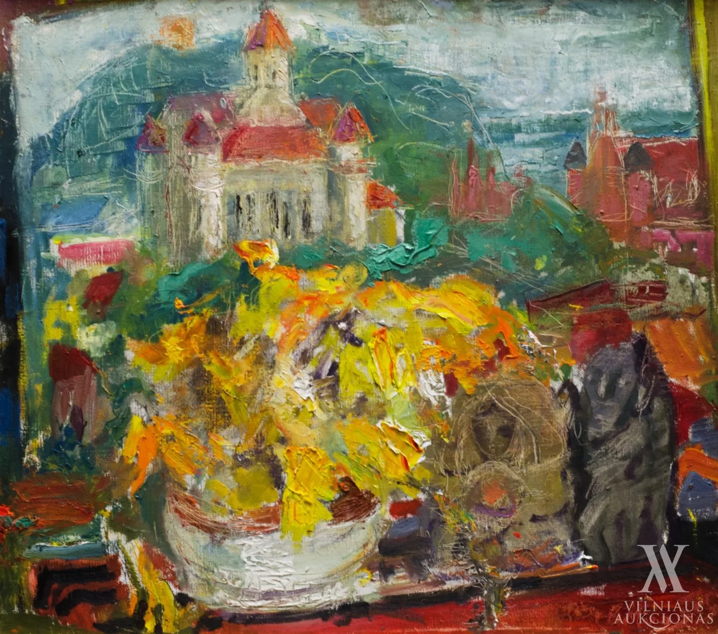 Bronė Mingilaitė-Uogintienė – Pro langą