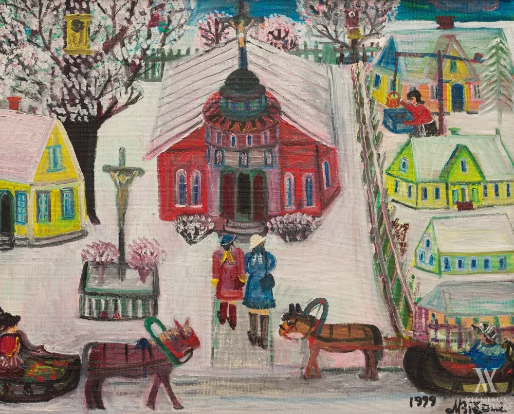 Monika Bičiūnienė – Kaimas žiemą